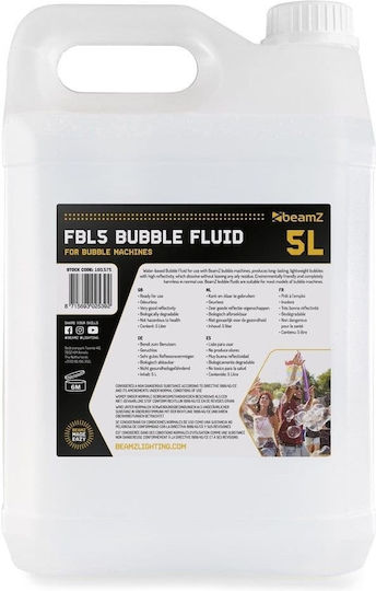BeamZPro Течност за дим машини Доставка на балончета Bubble Liquid 5lt 160.575