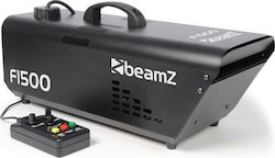 BeamZ F1500 Nebelmaschine 1500W mit Verkabelt Fernbedienung und Möglichkeit zur Verbindung mit einer Lichtkonsole