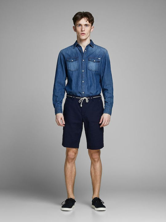 Jack & Jones Men's Shorts Chino Navy Blazer
