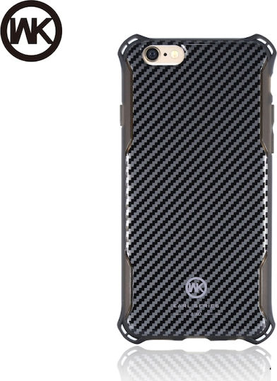 WK Earl Carbon Back Cover Πλαστικό Μαύρο (iPhone 6/6s Plus)