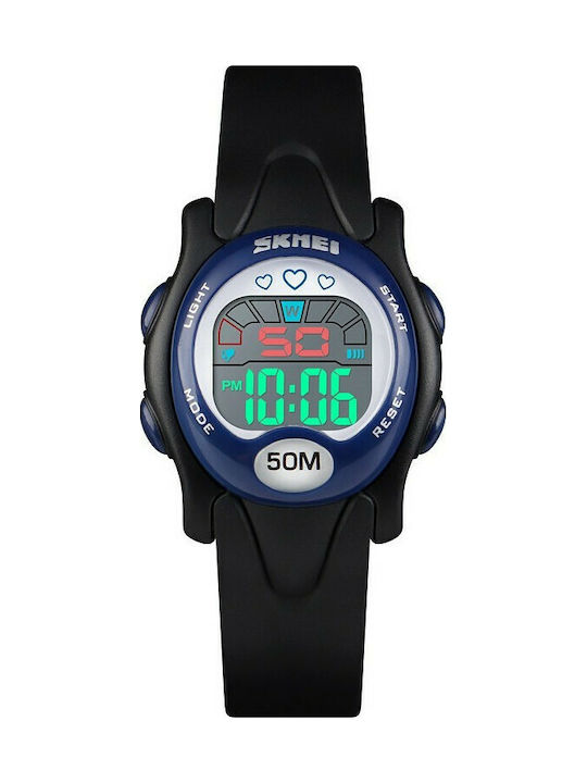 Skmei Kids Digital Watch with Rubber/Plastic Strap Black