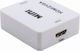 Anga Μετατροπέας HDMI female σε VGA female Λευκό 1τμχ 371-082