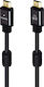 Powertech HDMI 2.0 Premium High Speed 4K 60Hz HDR Cable HDMI male - HDMI male 10m Μαύρο