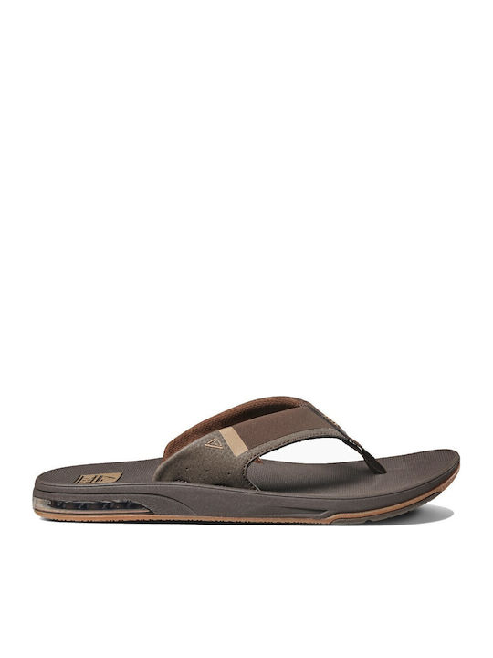 Fanning Low Slapi Bărbați Flip Flops Anatomici Maro
