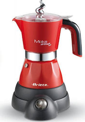 Ariete Mokina Ηλεκτρικό Μπρίκι Espresso 4cups Κόκκινο Ariete Mokina Ηλεκτρικό Μπρίκι Espresso 4cups Κόκκινο