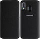 Samsung Wallet Cover Synthetic Leather Black (G...