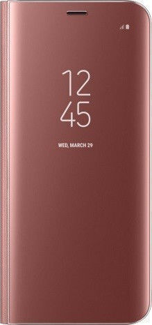Hurtel Clear View Buchen Sie Kunststoff Rose Gold (Huawei P30 Lite)