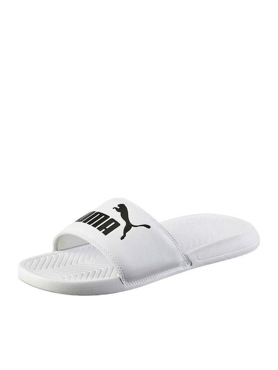 Puma Slides σε Λευκό Χρώμα