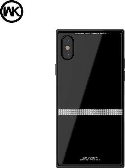 WK Cara Back Cover Πλαστικό Μαύρο (iPhone X / XS)