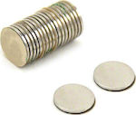 Nickel-Magnete Ø20mmx1mm Dicke 100Stk.