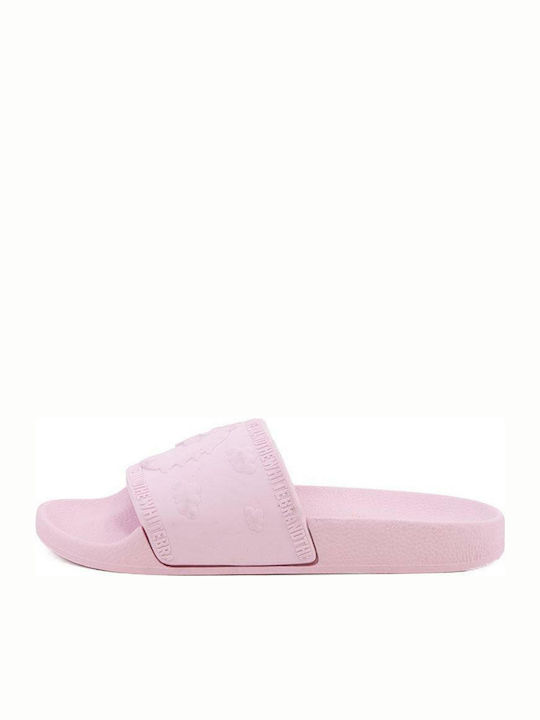 The White Brand L0197 Frauen Flip Flops in Rosa Farbe