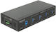 DeLock USB-Hub 4 Anschlüsse USB 3.0 mit Anschluss an einen Computer USB-A