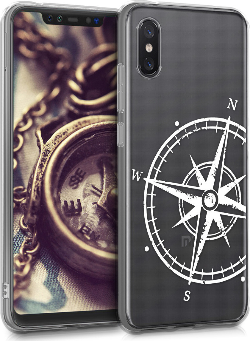 KWmobile Compass Back Cover Σιλικόνης Διάφανο (Xiaomi Mi 8 Pro
