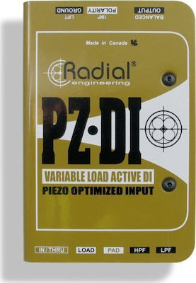 Radial PZ-DI Aktiv DI Box 1 Kanal mit Phantom Power