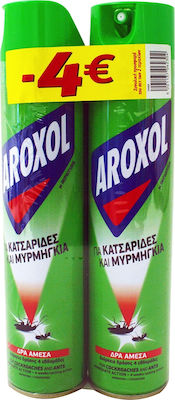 Aroxol Εντομοκτόνο Spray για Μυρμήγκια / Κατσαρίδες 300ml 2τμχ