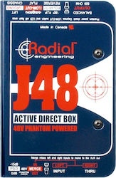 Radial J48 Aktiv DI Box 1 Kanal mit Phantom Power