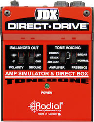 Radial JDX Direct-Drive Aktiv DI Box 1 Kanal mit Stromversorgung