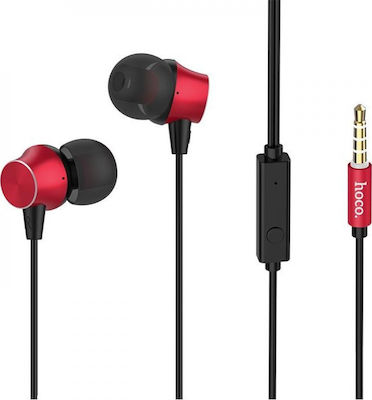 Hoco M51 Proper In-Ear Freihändig Kopfhörer mit Stecker 3.5mm Rot