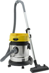 HKoenig Wet-Dry Vacuum for Dry Dust & Debris 1400W with Waste Container 20lt