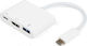 Vivanco USB-C Docking Station mit HDMI 4K PD Weiß (34293)