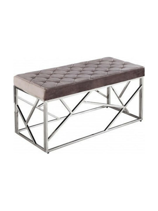 Bench Stool Rayan Brown 97x44x48cm