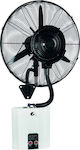 Eurolamp 147-29607 Industrieller Nebelventilator Wandhalterung 260W mit einem Durchmesser von 66cm