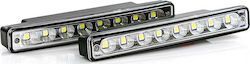 Autoline Daytime light Αδιάβροχα Φώτα Ημέρας Αυτοκινήτου LED Universal 12V 16cm 2τμχ