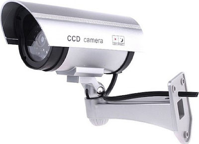 Dummy με Led IR-003 Dummy Surveillance Bullet Camera Silver