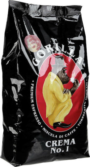 Gorilla Кафе Еспресо Арабика Crema No.1 Classic на Зърна 1kg