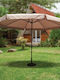 Umbrelă Rotundă Din Aluminiu Bej Φ2.7m