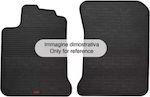 Lampa Front Mats Tray Type 2pcs from Rubber for Mercedes-Benz Viano Black