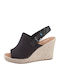 Toms Hemp Monica Platforme dama Negre