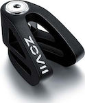 Zovii ZV6 Κλειδαριά Δισκόφρενου Μοτοσυκλέτας με Διάμετρο Πείρου 6mm Μαύρο Χρώμα