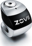 Zovii ZS6 Motorcycle Disc Brake Lock with Alarm & 6mm Pin in Silver 222-00-310606