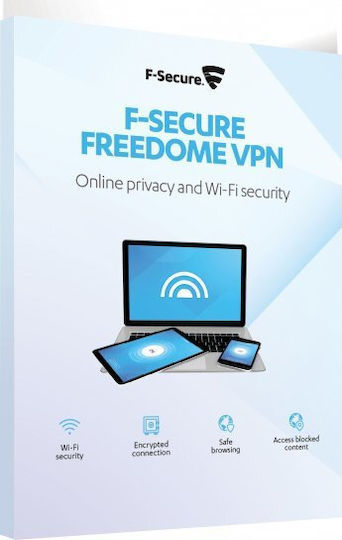 F-Secure Freedome VPN 2019 για 3 Συσκευές και 1 Έτος Χρήσης (Ηλεκτρονική Άδεια)