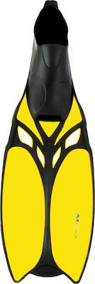 Bluewave Migra Kids Swimming / Snorkelling Fins Medium Yellow 63291