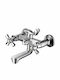 Gloria Brilante Retro Bathtub Shower Faucet Silver