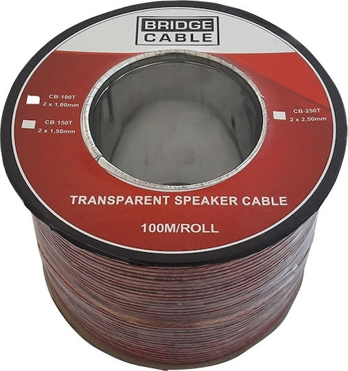 Bridge Cable Speaker Cable Unterminated 100m (CB-150T) 1pcs