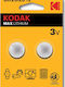 Kodak Max Lithium Baterii pentru ceasuri CR2025 3V 2buc