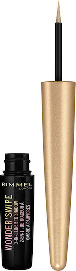 Rimmel Wonder'swipe 2 în 1 Liner și Shadow Liner Lichid pentru Ochi 1.7ml