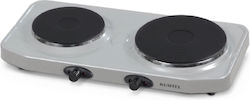 Kumtel Double Enamel Countertop Burner Gray