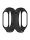 Mijobs Honeycomb Strap Silicone with Pin Black (Mi Band 3/Mi Smart Band 4) 7311947804479