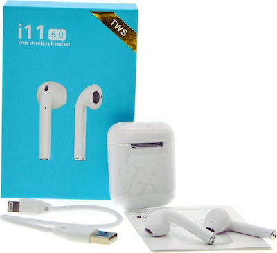 TWS i11s Earbud Bluetooth Handsfree Căști cu Carcasă de Încărcare Alά