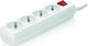SAS Power Strip 4 Positions with Switch and Cable 5m