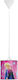 Heronia Kids Plastic Single Ceiling Light E27 Frozen Pink 20W 15cm