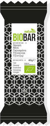 Naturals Organic Biobar Με Μέλι, Γκουαρανά, Τζίνσενγκ, Τζίντζερ Cereal Bar (x40gr)