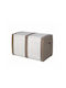 Homeplast Außenlagerbox Regular Kunststoff 200Es Beige / White L94xB54xH57cm