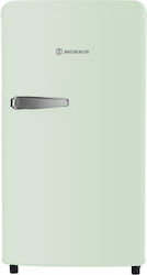 Morris MRS-31082LG Retro Single Door Refrigerator 83lt H89xW48xD54.5cm Green