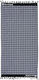 Beauty Home Beach Towel Pareo Gray with Fringes 160x90cm.
