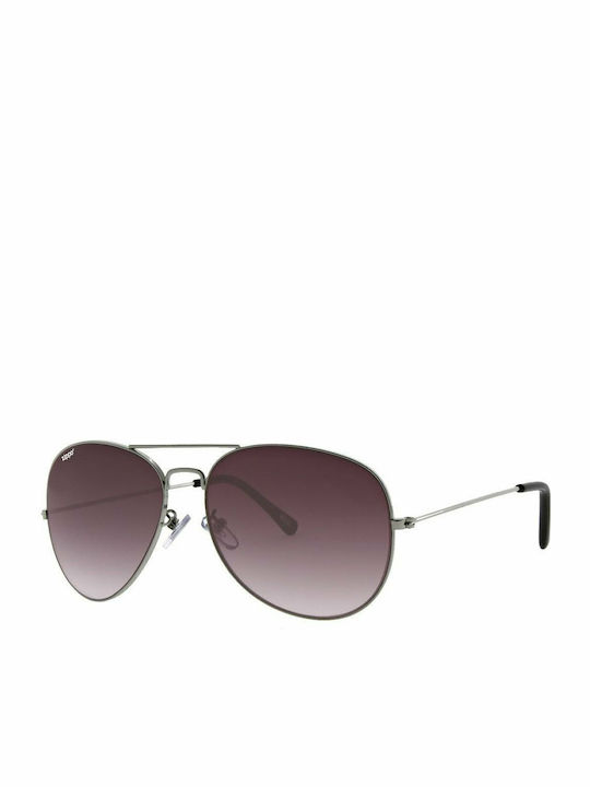 Zippo Sonnenbrillen mit Silber Rahmen und Braun Linse OB36-01